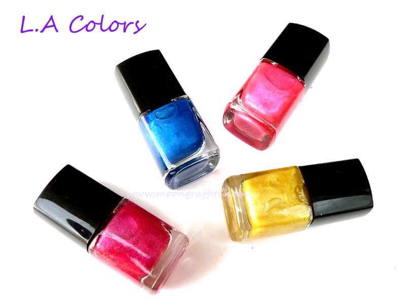 Coffret 4 vernis à ongles L.A Colors