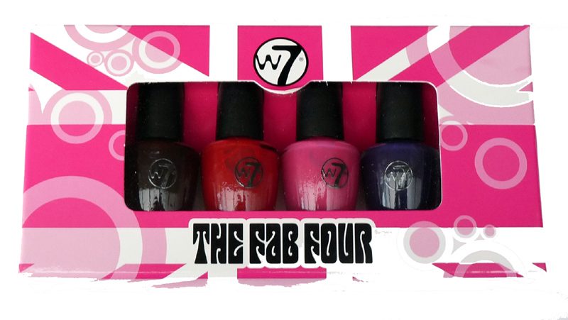 Coffret 4 vernis à ongles Salon Collection W7