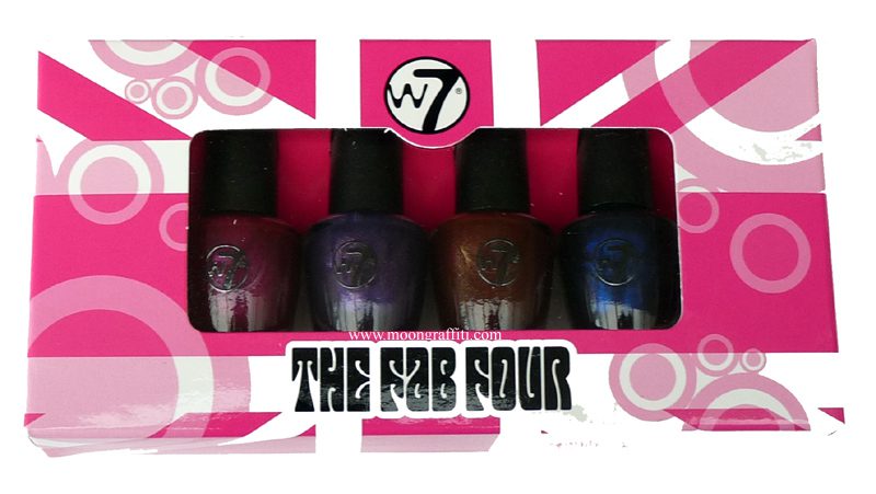 Coffret 4 vernis à ongles Elegant Collection W7