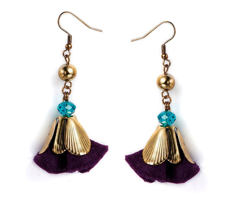 Boucles d'oreilles baroques Miss Fox