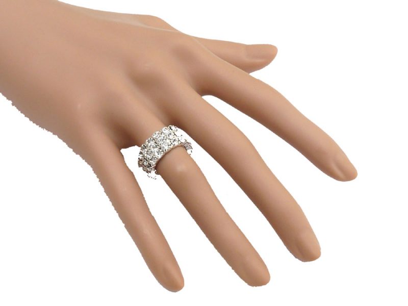 Bague All Strass 3 rangs