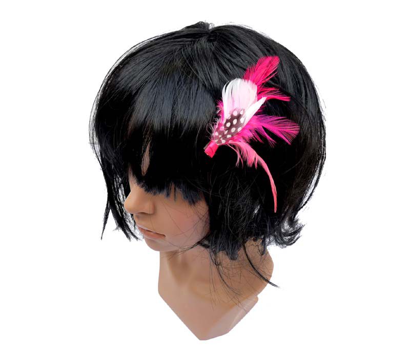 Barrette clip en Plumes
