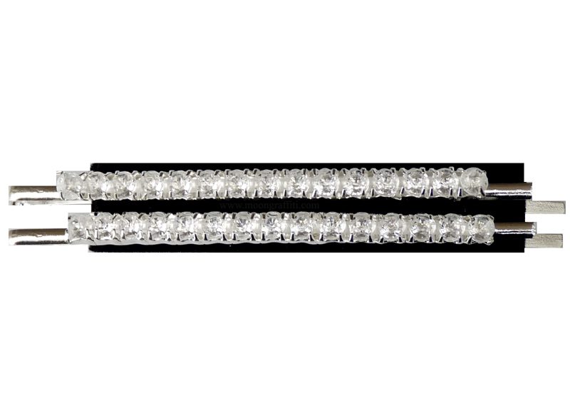 Set de 2 barrettes cheveux bijou Strass