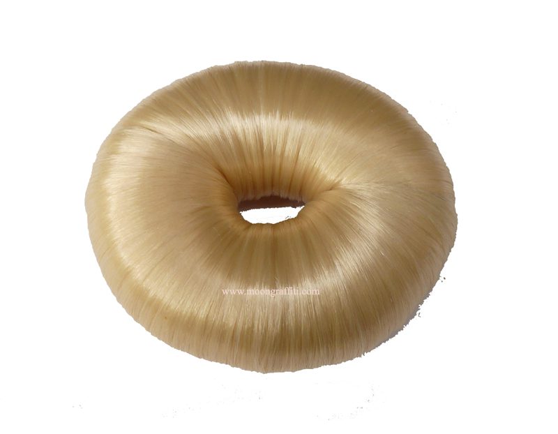 Donut cheveux synthétiques spécial chignon blond