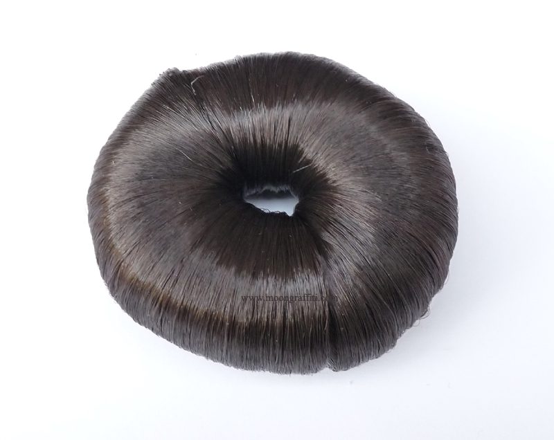 Donut cheveux synthétiques spécial chignon chatain chaud